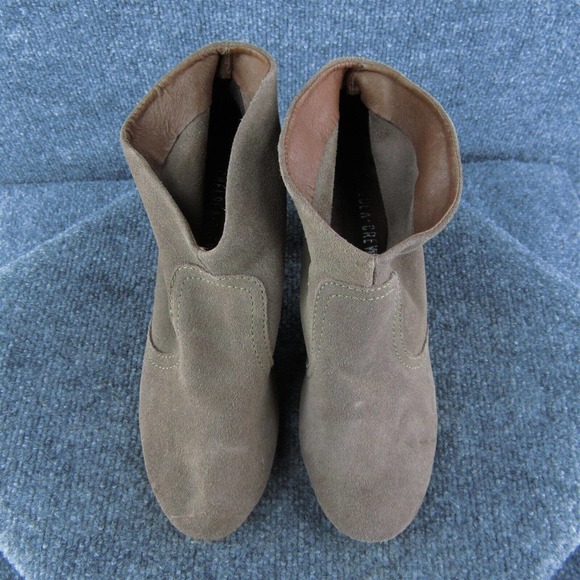 Chelsea Crew Brown Suede Ankle Boots Women 40 Heeled Pull On Stylish - Picture 3 of 9